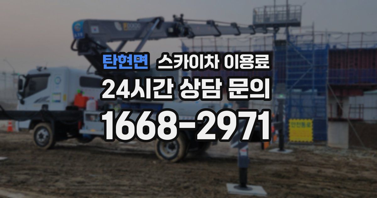 탄현면 스카이차 이용료