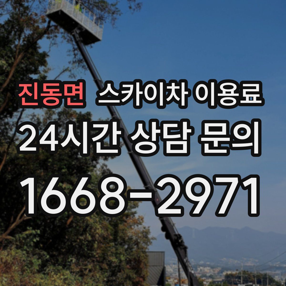 진동면 스카이차 이용료