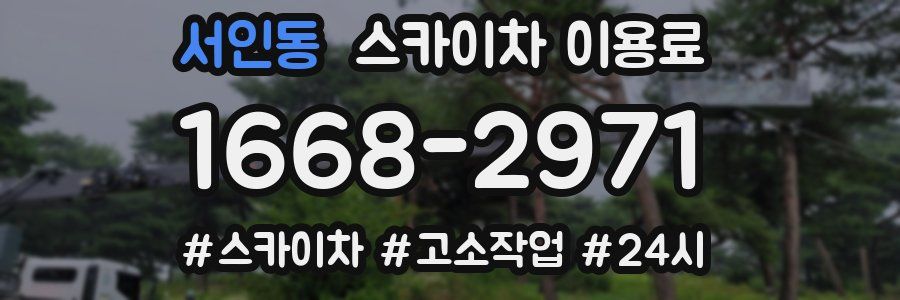 서인동 스카이차 이용료