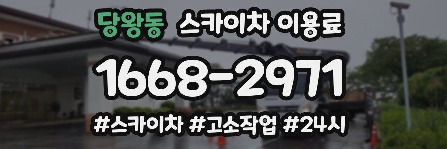 당왕동 스카이차 이용료