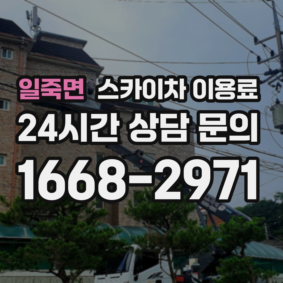 일죽면 스카이차 이용료