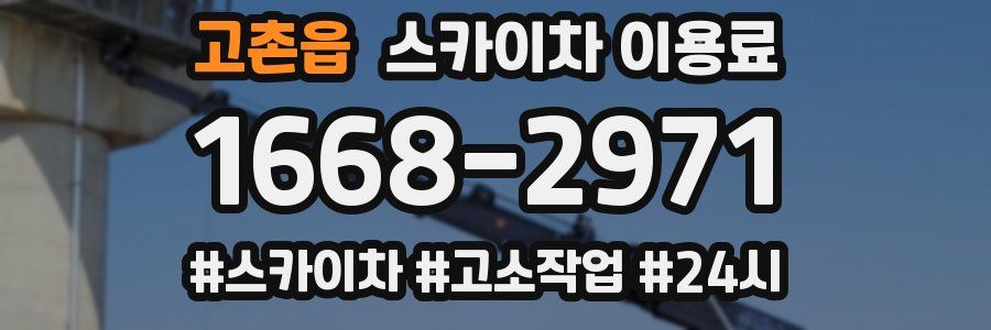 고촌읍 스카이차 이용료