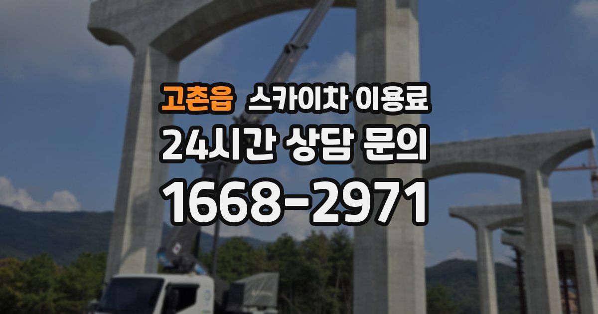 고촌읍 스카이차 이용료