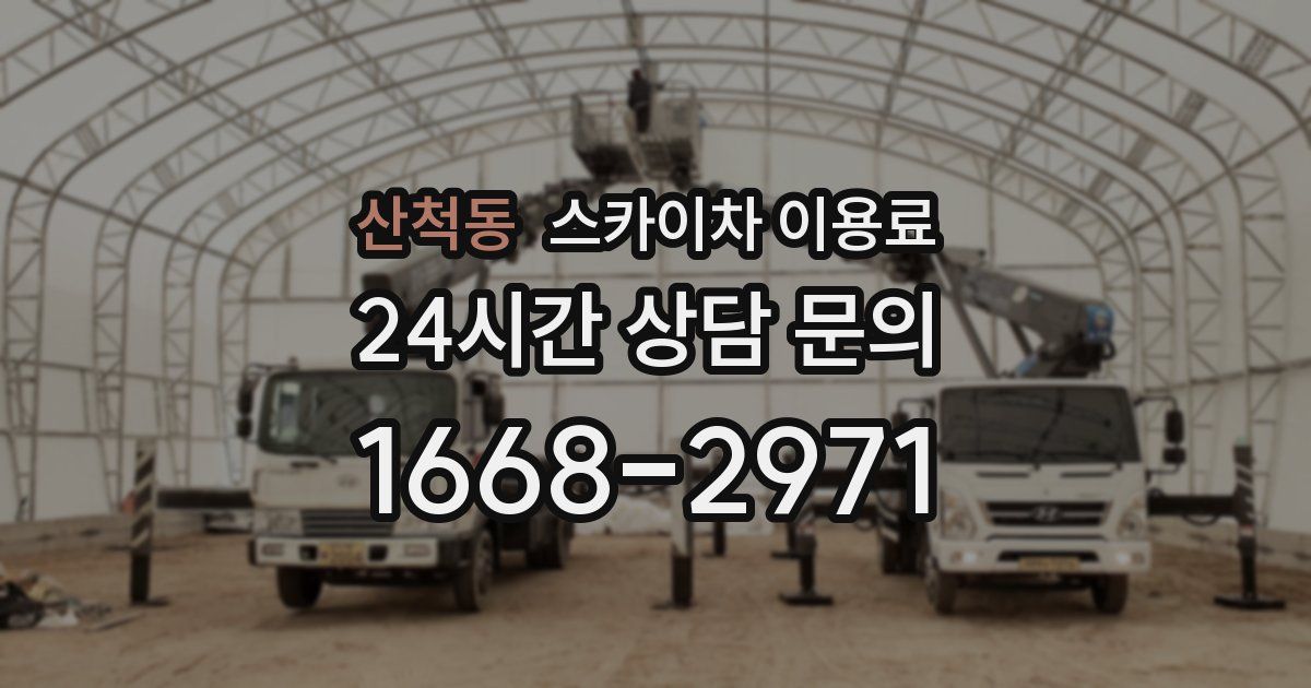 산척동 스카이차 이용료