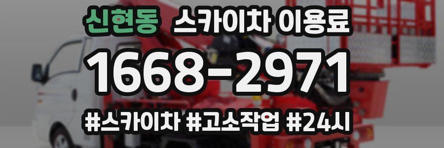 신현동 스카이차 이용료