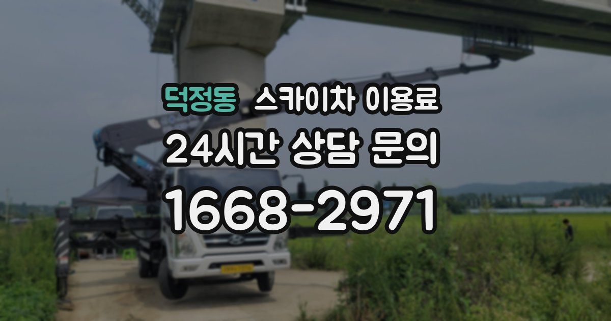 덕정동 스카이차 이용료
