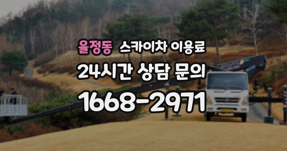 율정동 스카이차 이용료
