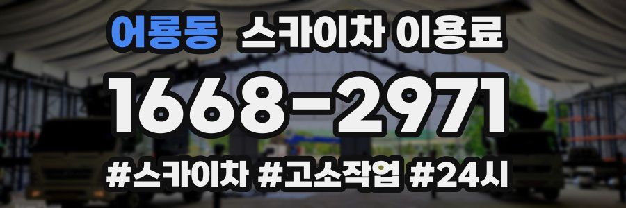 어룡동 스카이차 이용료