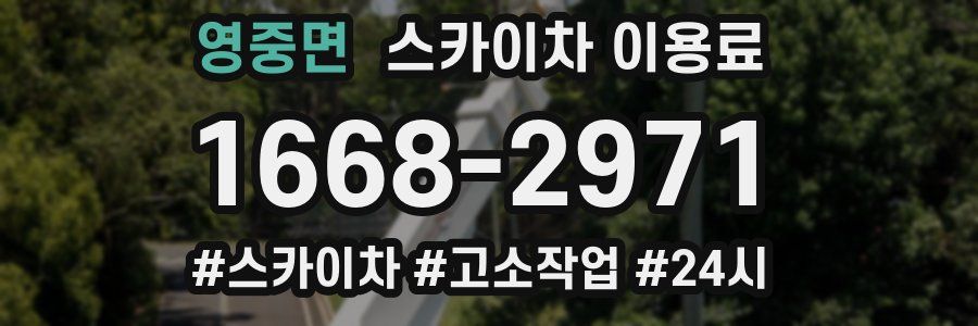 영중면 스카이차 이용료