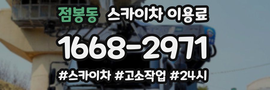 점봉동 스카이차 이용료