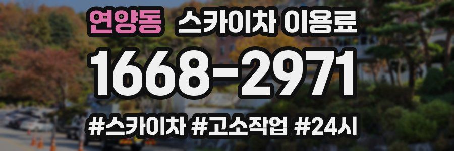 연양동 스카이차 이용료
