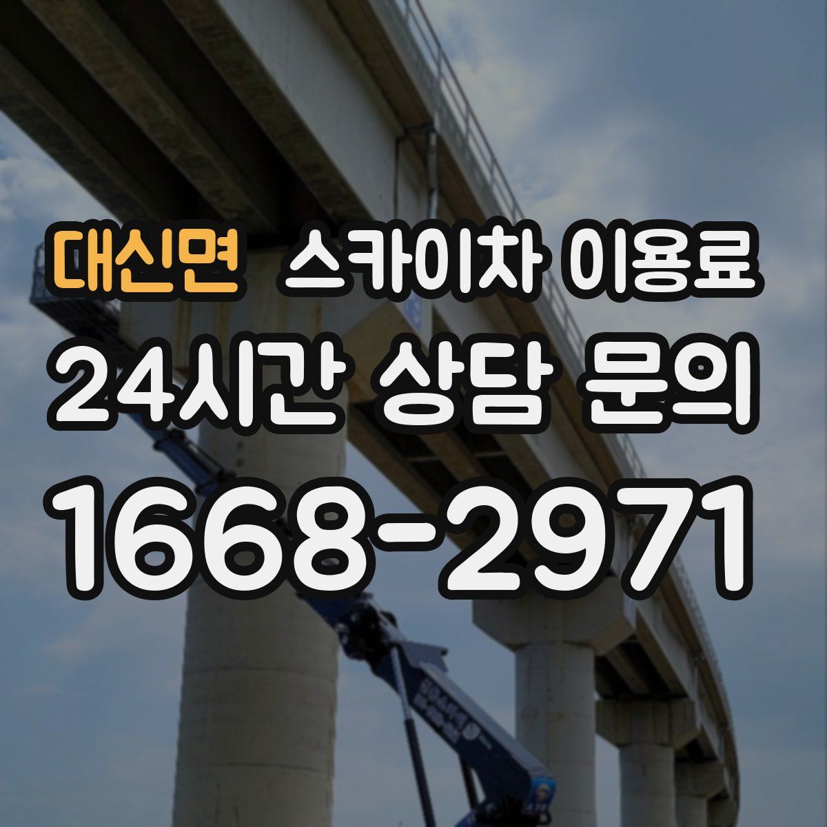 대신면 스카이차 이용료