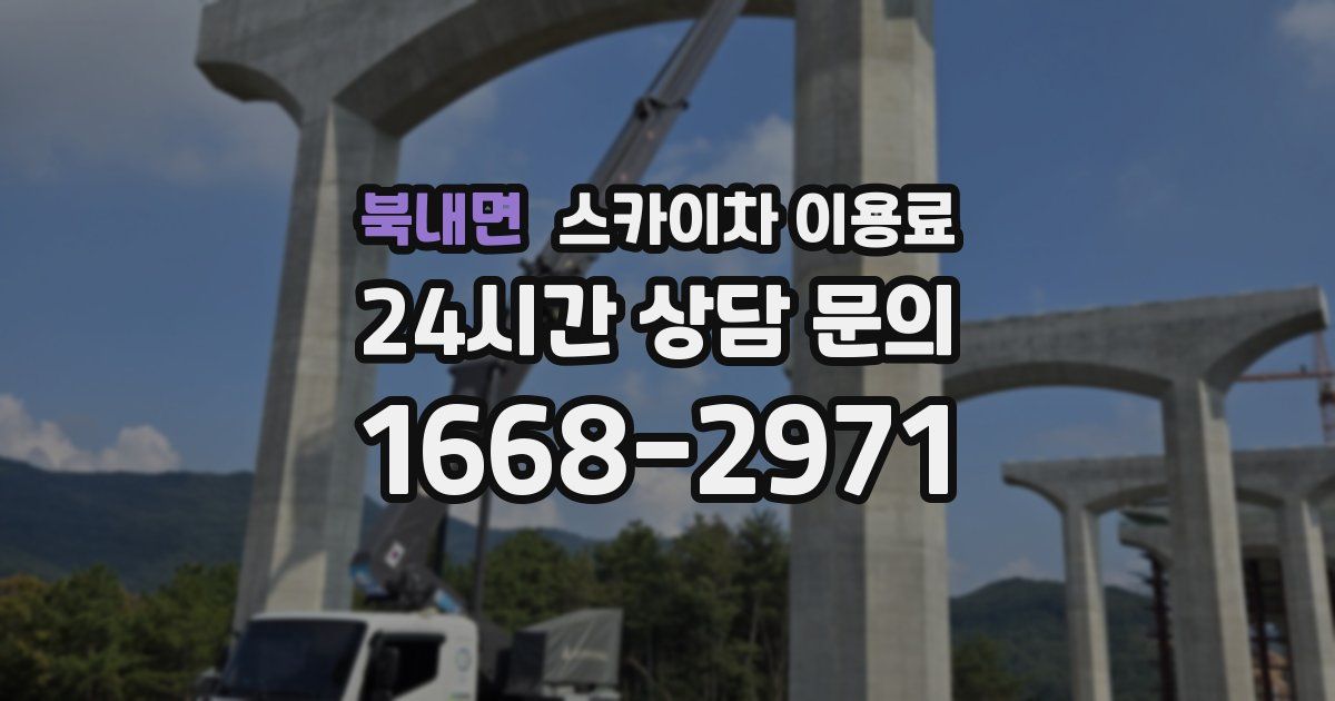 북내면 스카이차 이용료