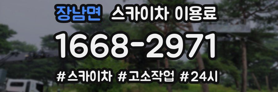 장남면 스카이차 이용료