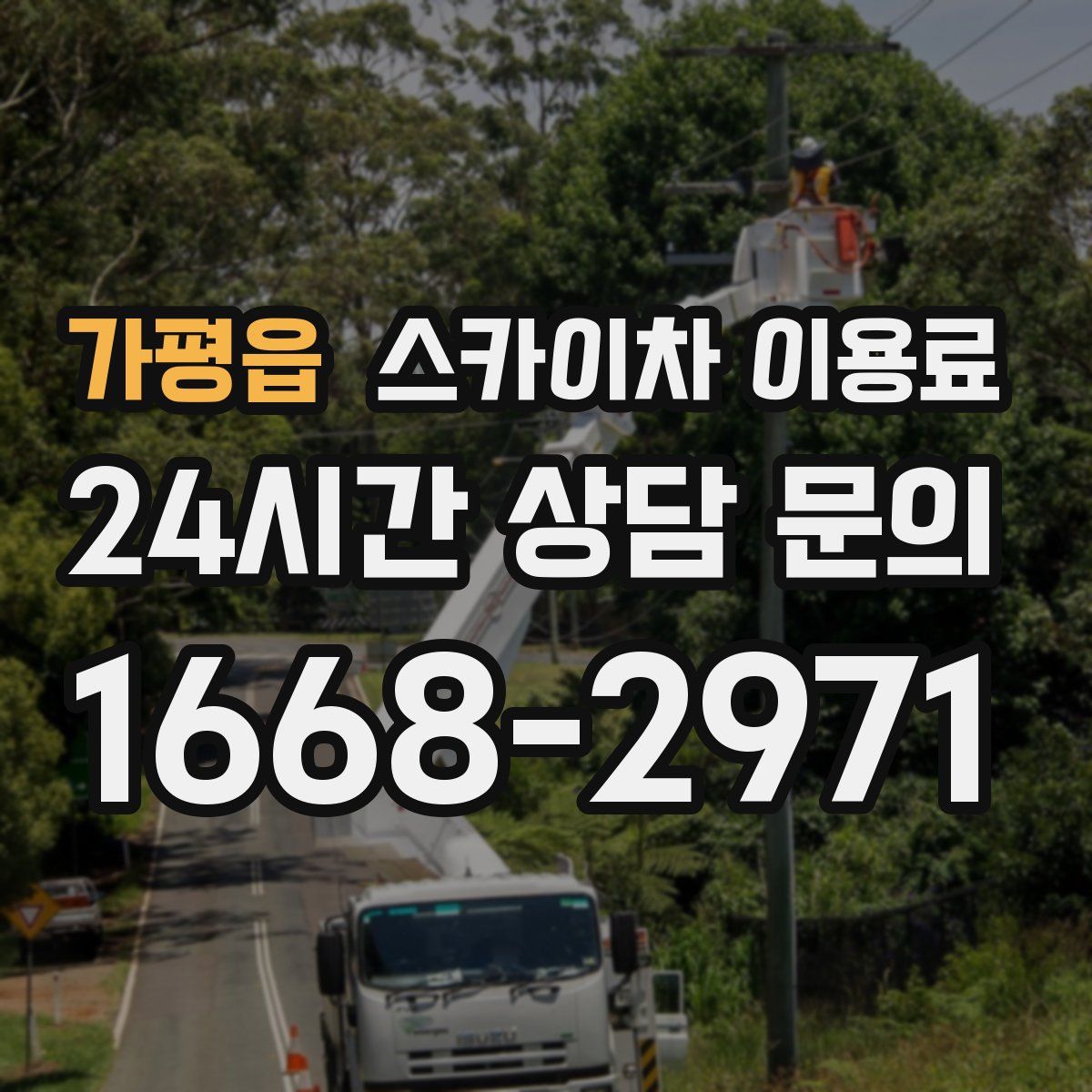 가평읍 스카이차 이용료