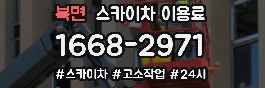 북면 스카이차 이용료