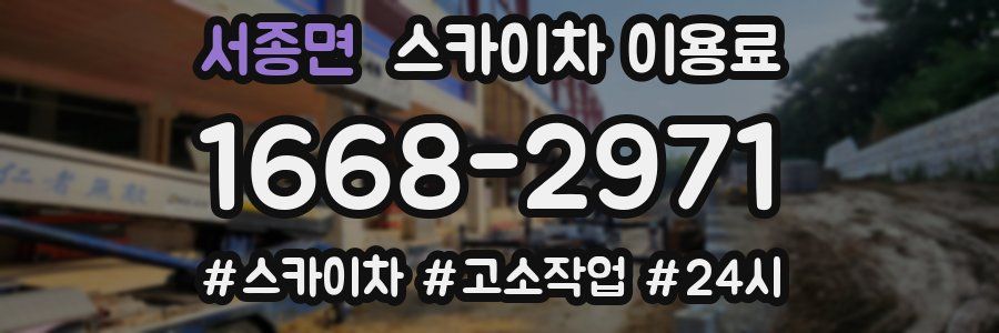 서종면 스카이차 이용료