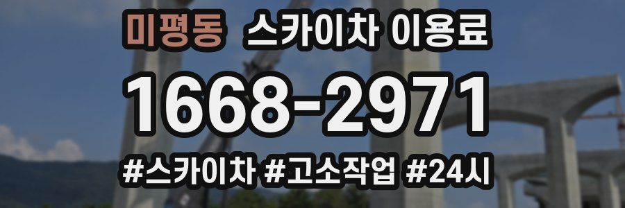 미평동 스카이차 이용료