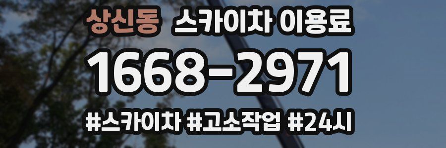 상신동 스카이차 이용료