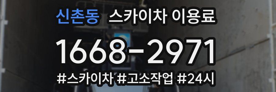 신촌동 스카이차 이용료