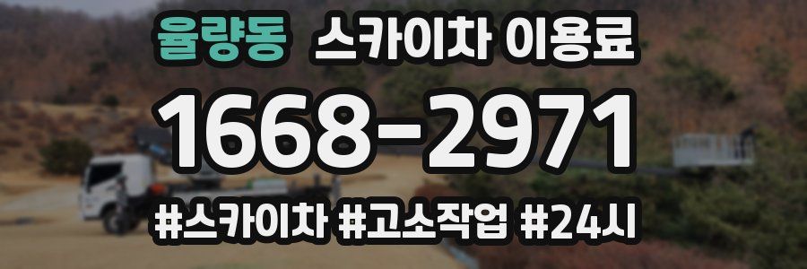 율량동 스카이차 이용료