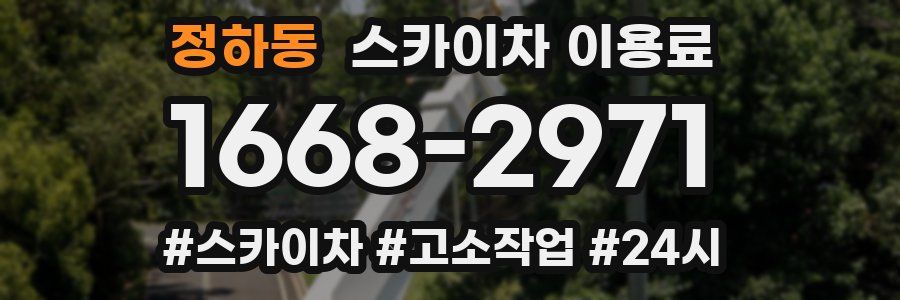 정하동 스카이차 이용료