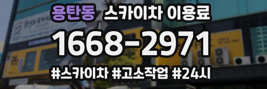 용탄동 스카이차 이용료