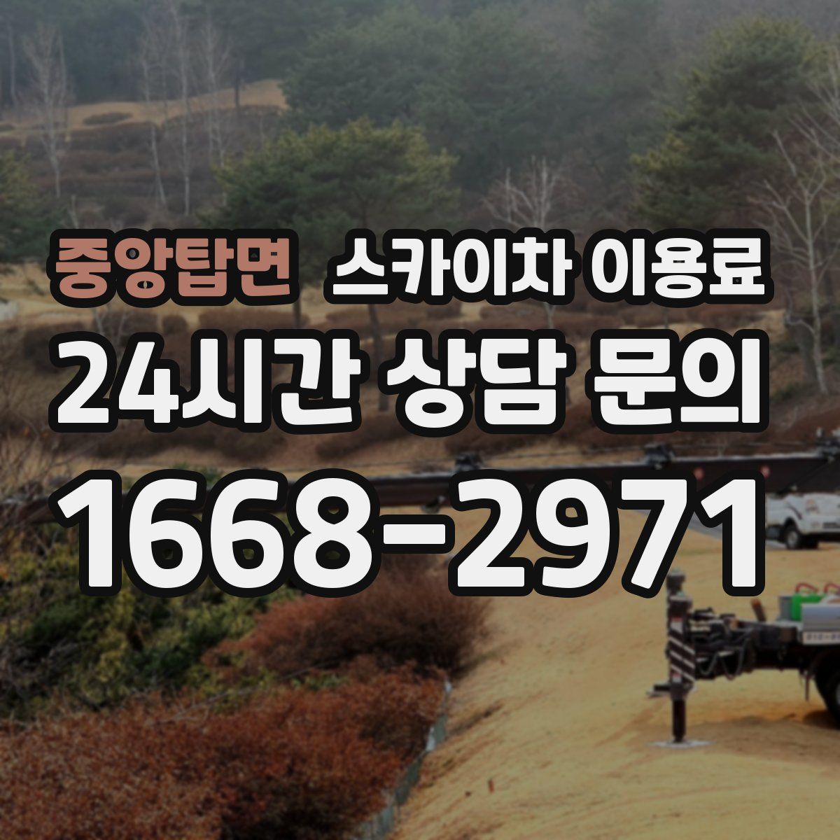 중앙탑면 스카이차 이용료