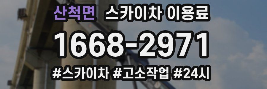 산척면 스카이차 이용료