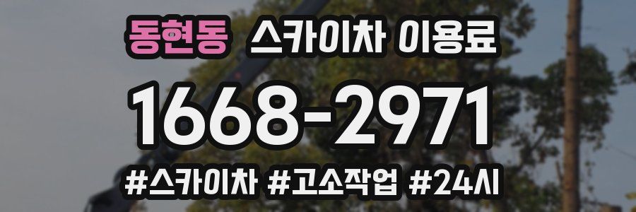 동현동 스카이차 이용료