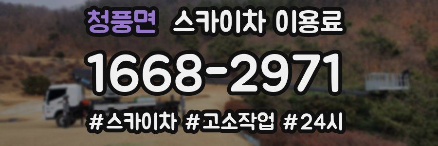 청풍면 스카이차 이용료