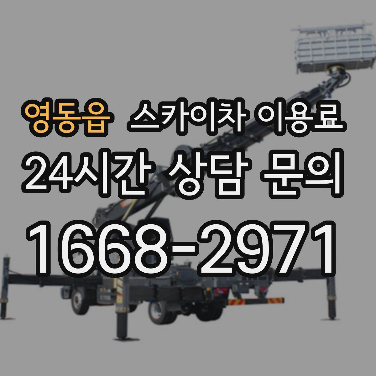 영동읍 스카이차 이용료