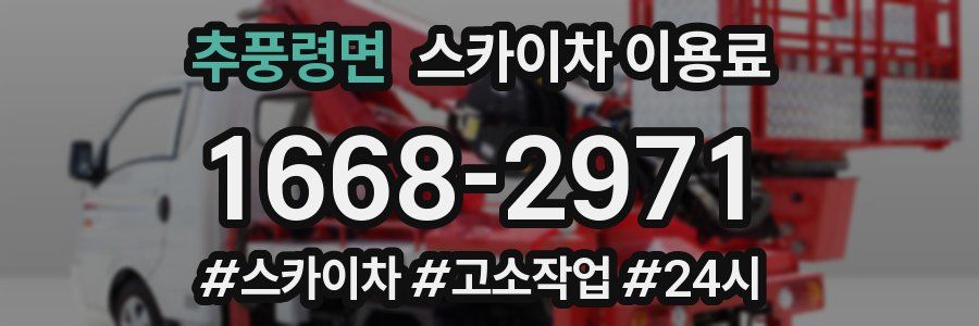 추풍령면 스카이차 이용료