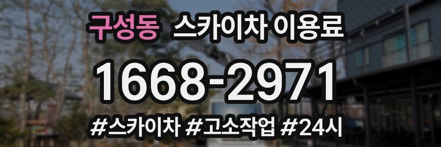 구성동 스카이차 이용료