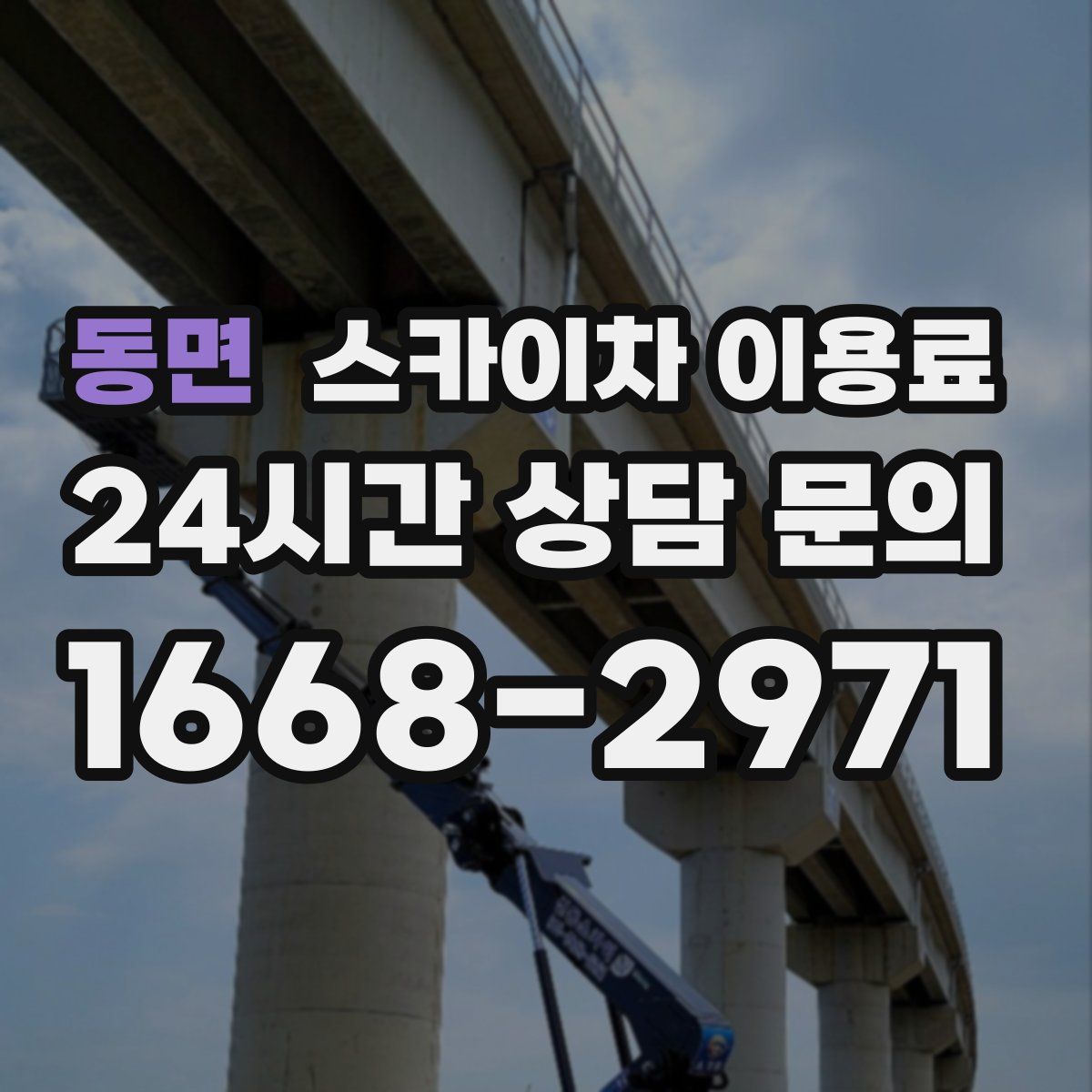 동면 스카이차 이용료