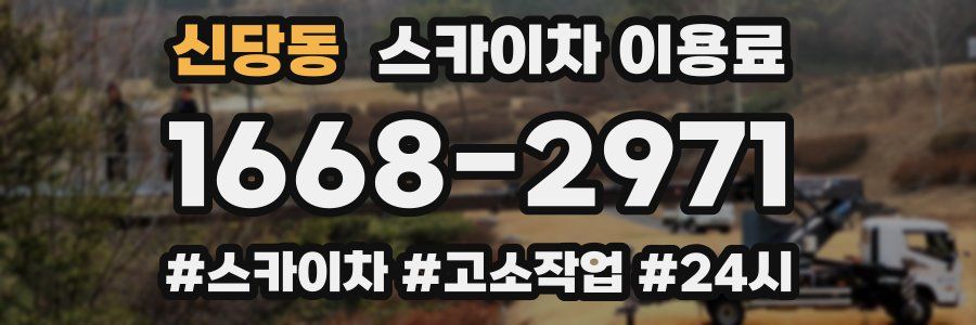 신당동 스카이차 이용료