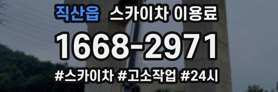 직산읍 스카이차 이용료