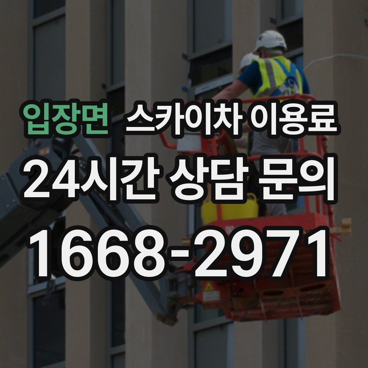 입장면 스카이차 이용료