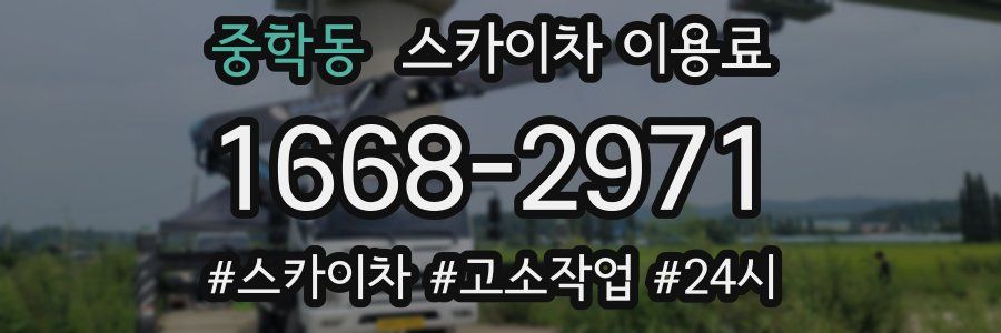 중학동 스카이차 이용료