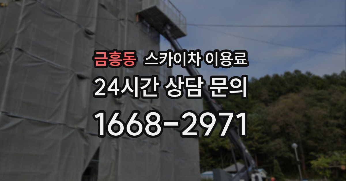 금흥동 스카이차 이용료