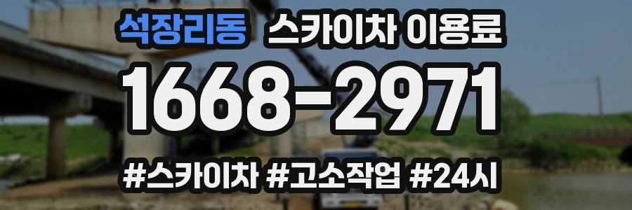석장리동 스카이차 이용료