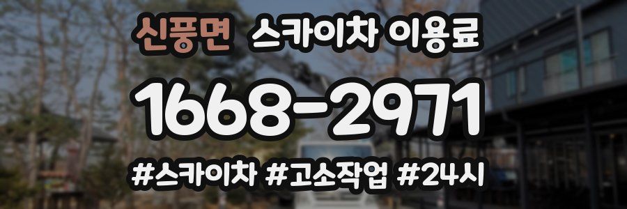 신풍면 스카이차 이용료