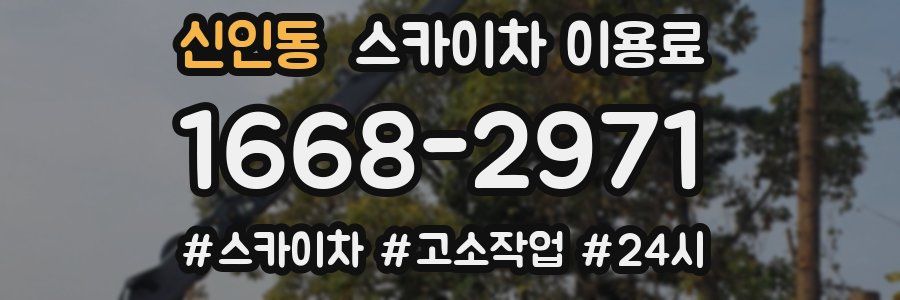 신인동 스카이차 이용료