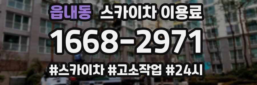 읍내동 스카이차 이용료