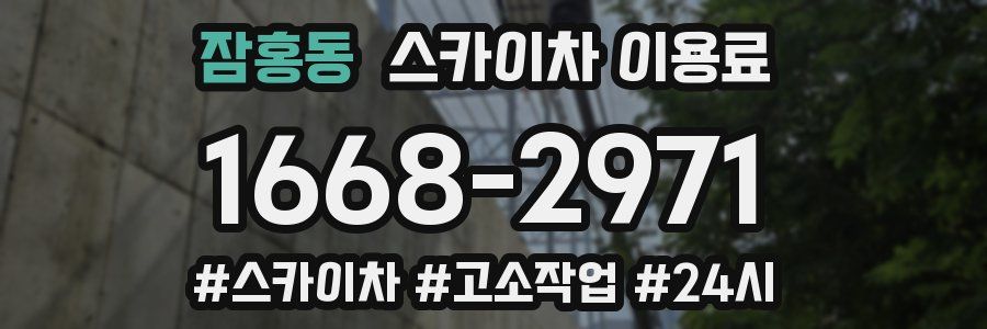 잠홍동 스카이차 이용료