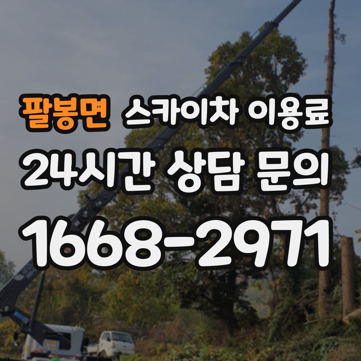 팔봉면 스카이차 이용료