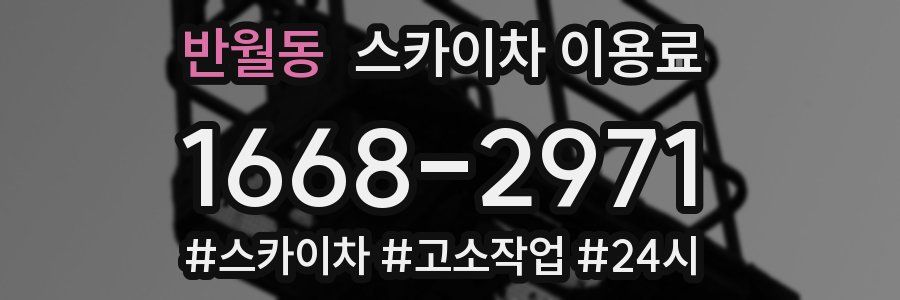 반월동 스카이차 이용료