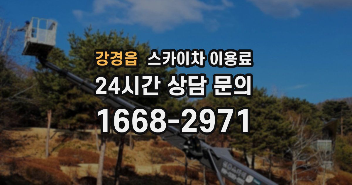 강경읍 스카이차 이용료
