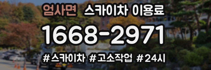 엄사면 스카이차 이용료