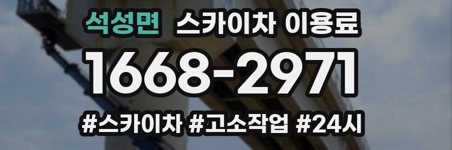 석성면 스카이차 이용료